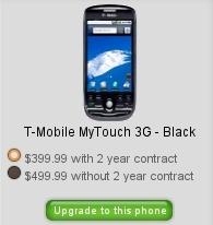 T-mobile myTouch 3G with Google