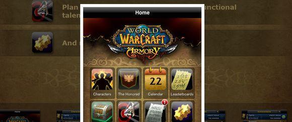 World of Warcraft Mobile Armory (extension for WoW mmo) for the iPhone