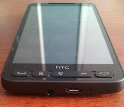 HTC HD2 screen