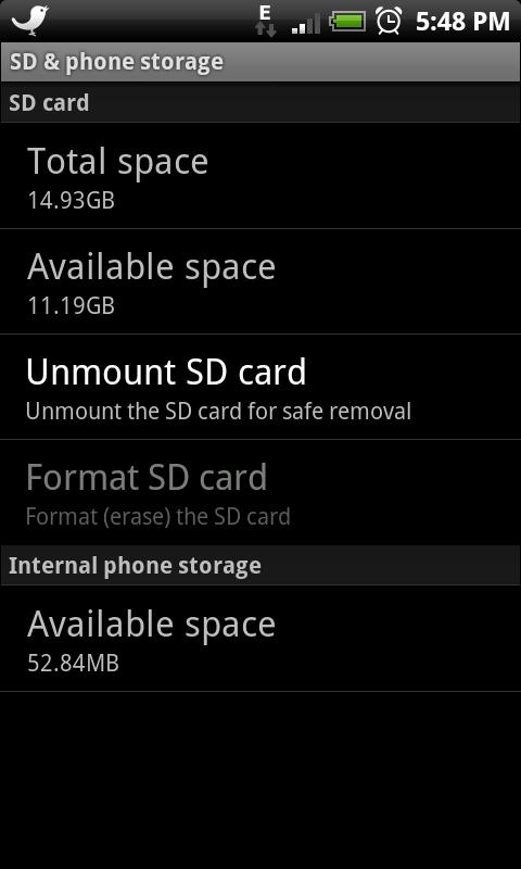 Android SD card