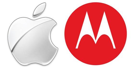 Apple Motorola logos