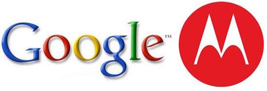 Google Motorola logos