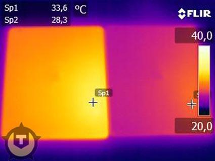 New iPad thermal imaging test