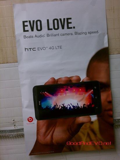 HTC EVO 4G LTE Sprint signage