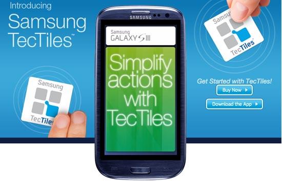 Samsung TecTiles NFC tags
