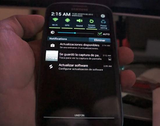 Samsung Galaxy S III Android 4.1 Jelly Bean leak