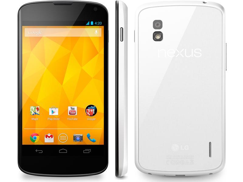 White Nexus 4 LG Google official
