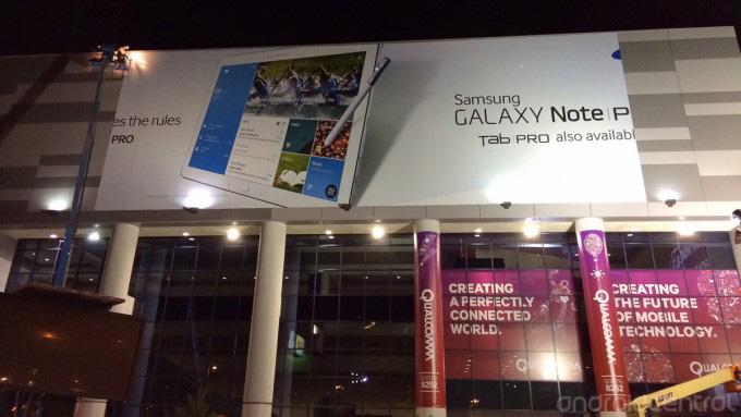 Samsung Galaxy Note Pro CES 2014 banner leak