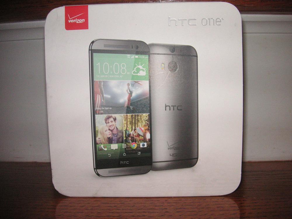 New HTC One M8 Verizon Wireless packaging box