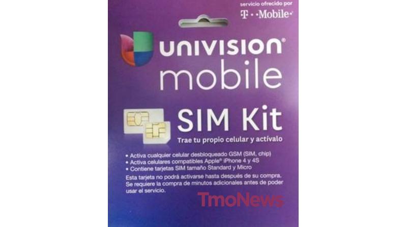 T-Mobile Univision Mobile SIM Kit leak