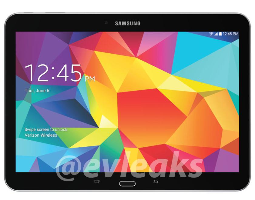 Verizon Samsung Galaxy Tab4 10.1 leak