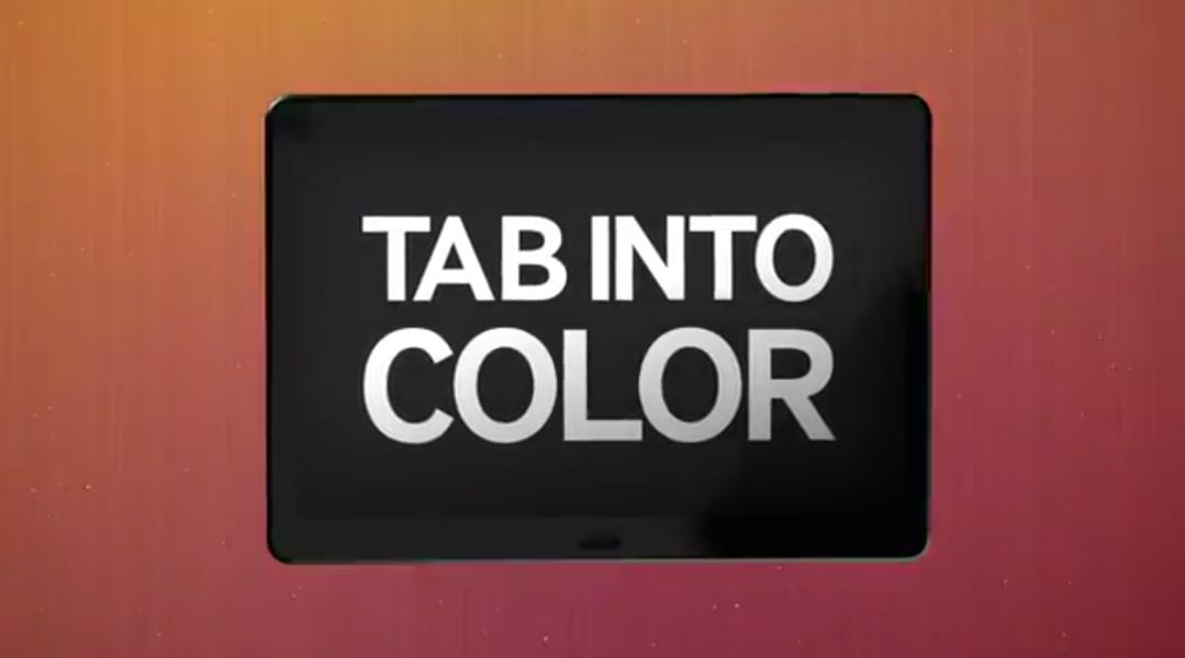 Samsung Galaxy Tab S Tab Into Color event teaser
