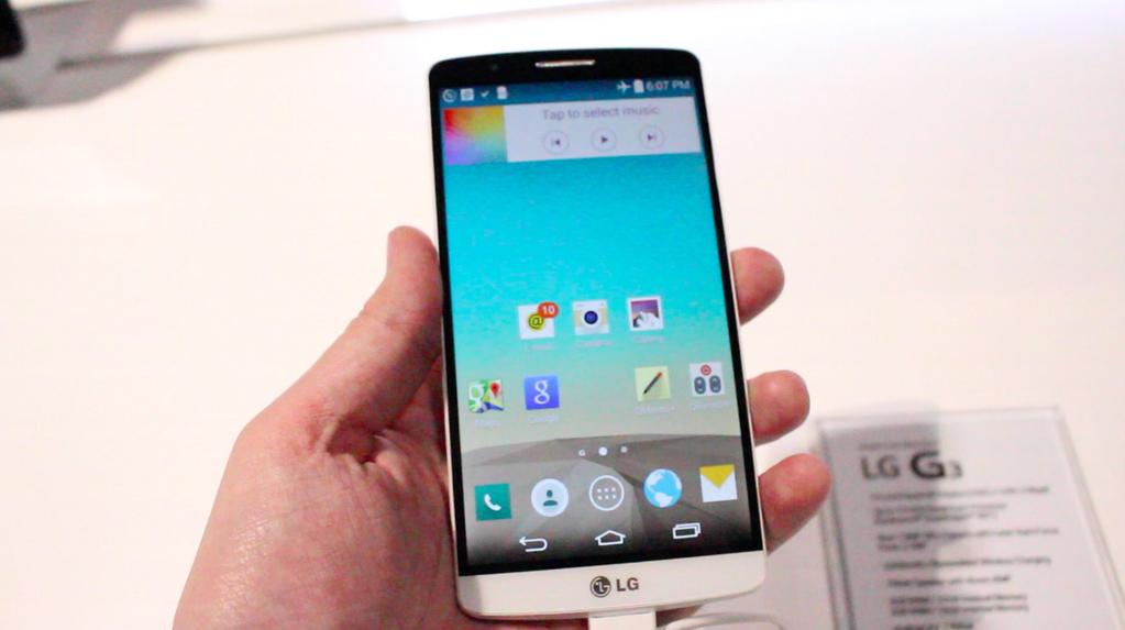 LG G3 front hands-on
