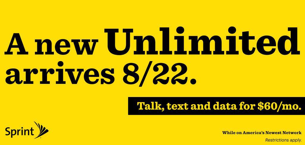 Sprint $60 Unlimited Plan official