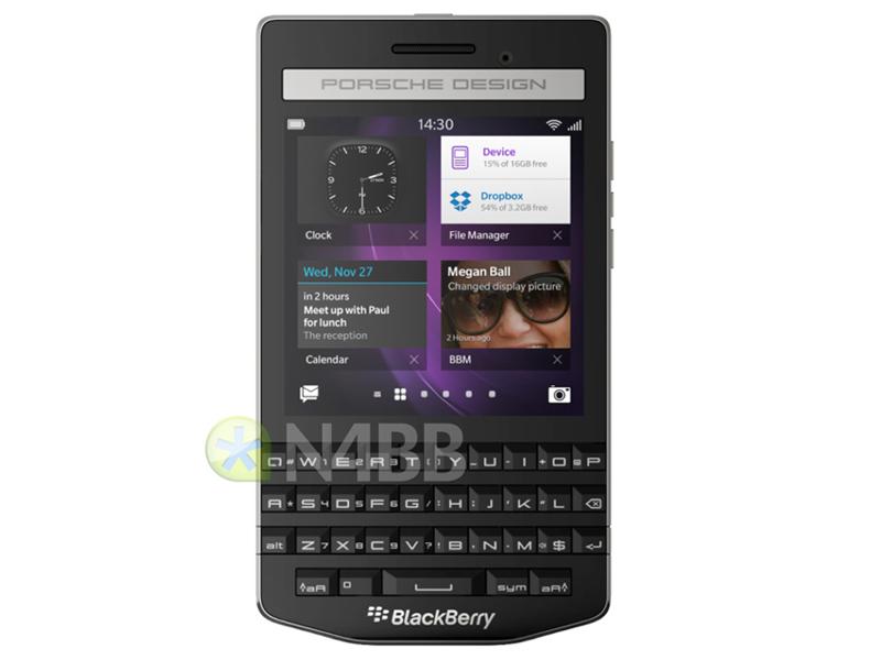 BlackBerry P'9983 Khan Porsche Design image leak