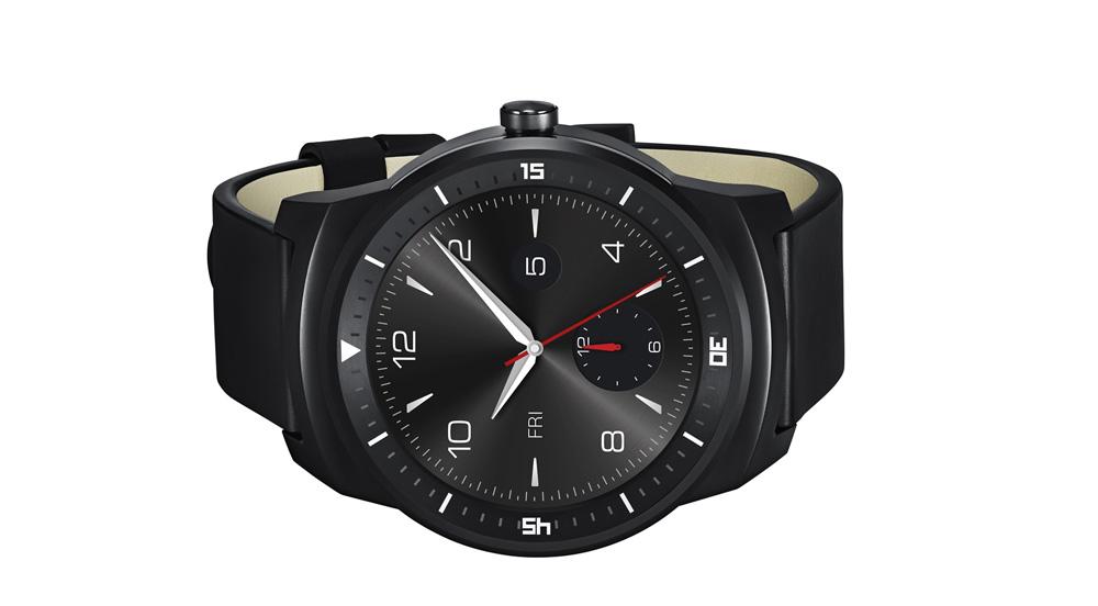 LG G Watch R Android Wear smartwatch side