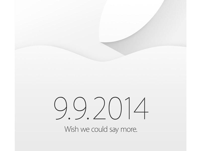 Apple iPhone 6 event September 9 invitation
