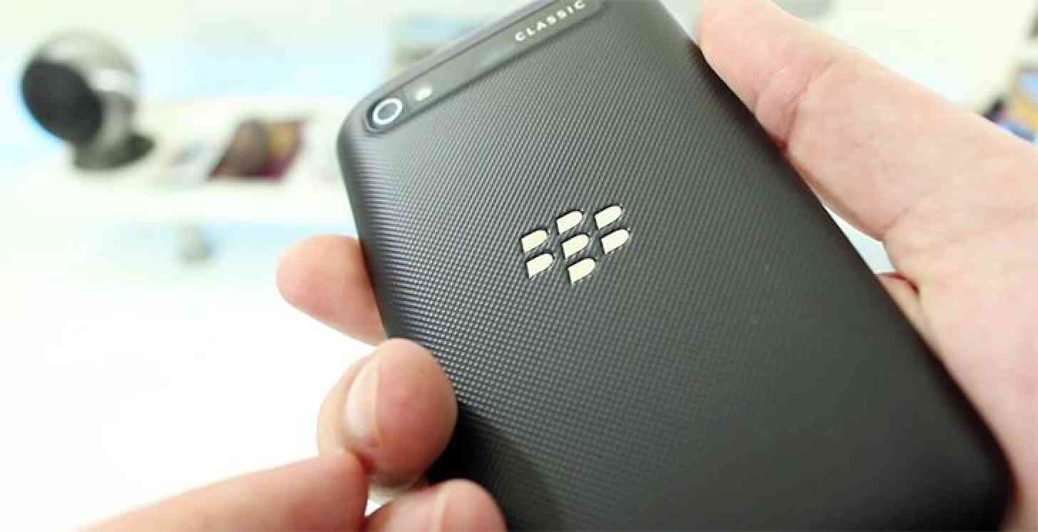 BlackBerry logo Classic rear