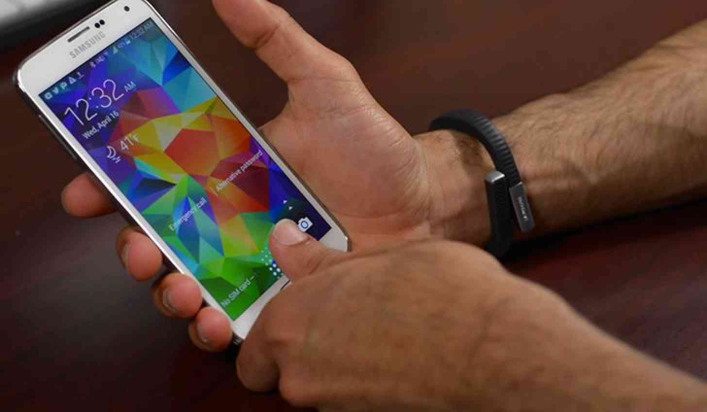 Samsung Galaxy S5 fingerprint scanner