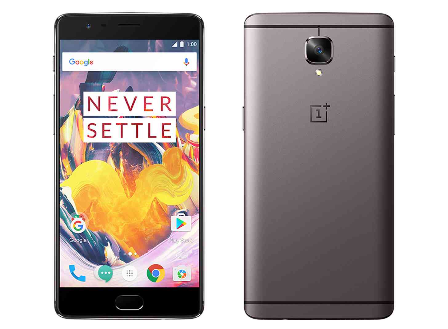 OnePlus 3T Gunmetal Gray official