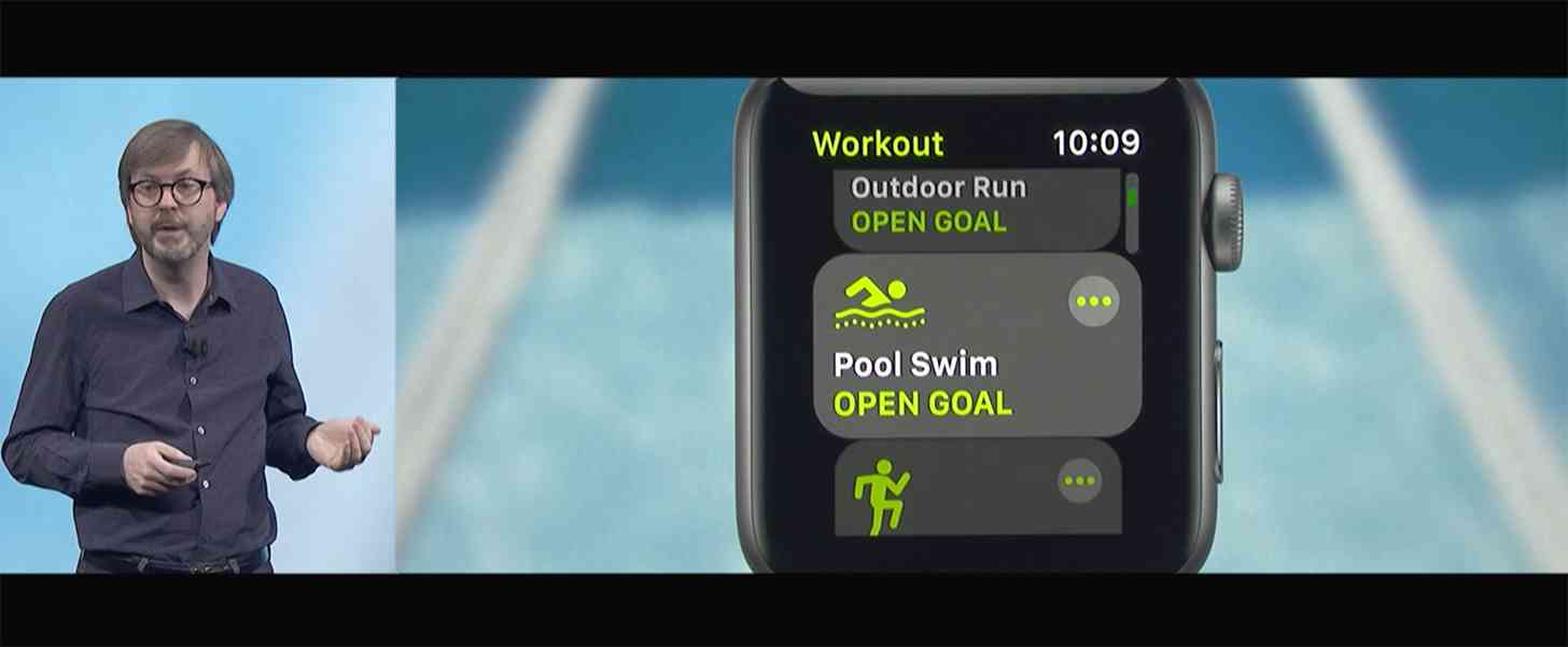 Apple watchOS 4 workout app