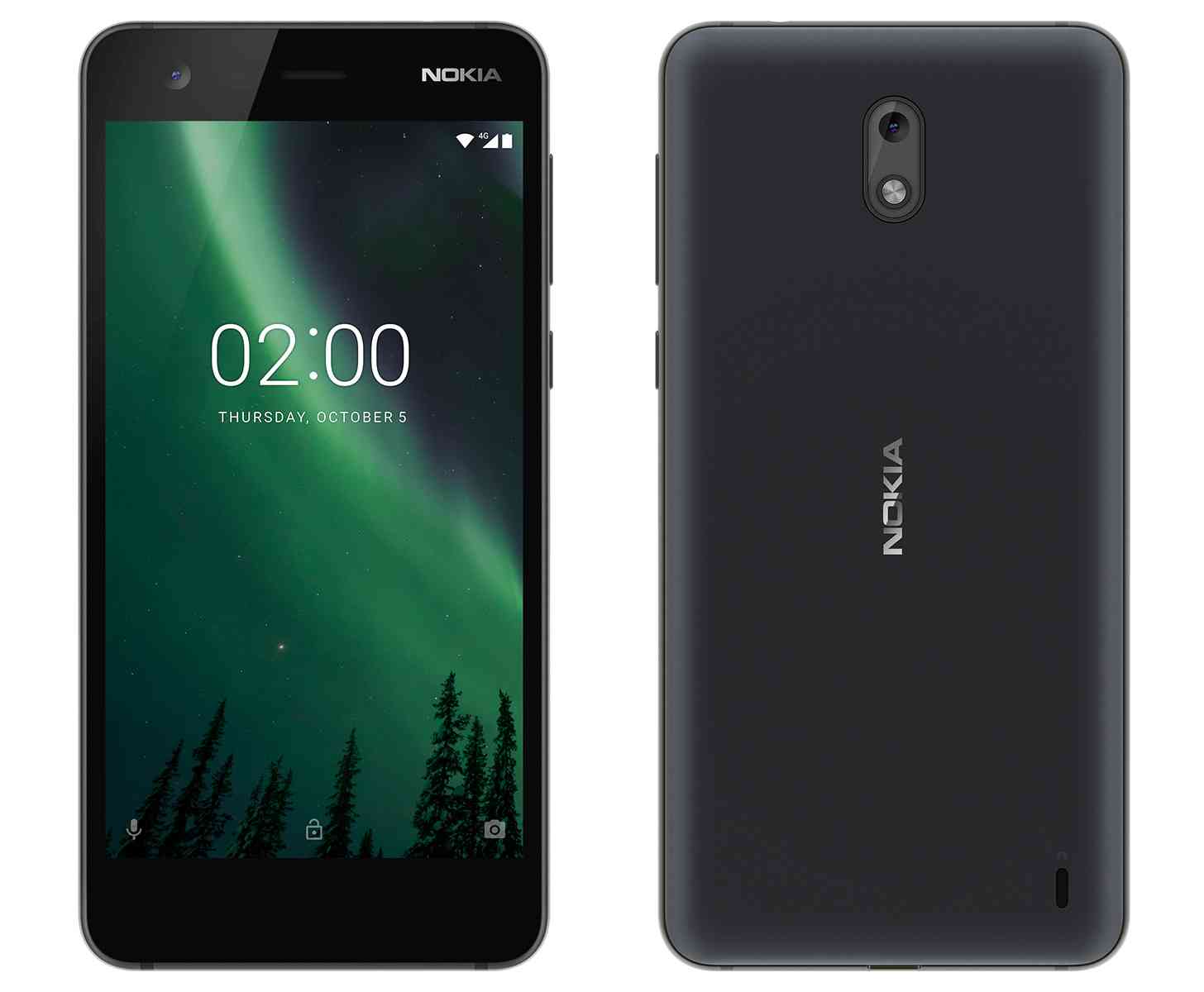 Nokia 2 official front back