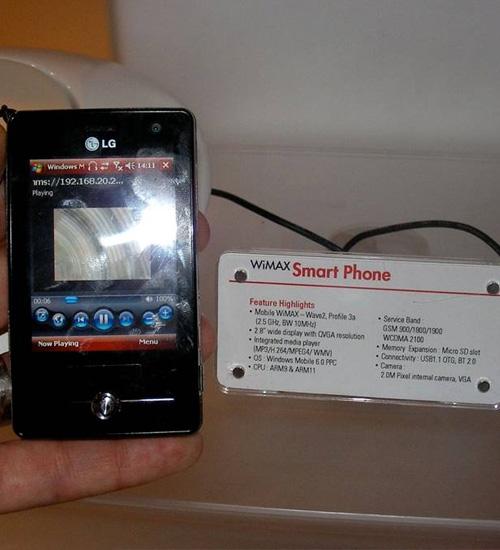 LG Wimax smartphone