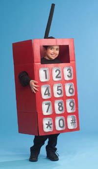 Cell phone costume for Halloween 2
