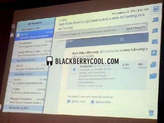 BlackBerry PlayBook email