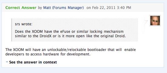 Motorola XOOM bootloader forum post