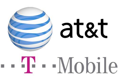 AT&T T-Mobile logos
