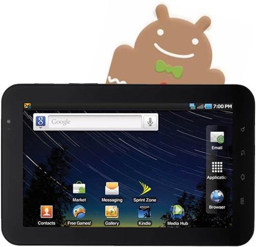 Sprint Galaxy Tab Android 2.3 Gingerbread