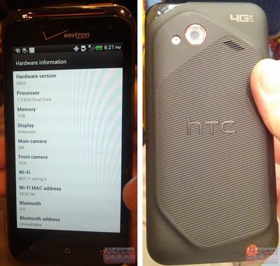 HTC DROID Incredible 4G Verizon leaked photos