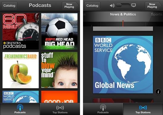 Apple Podcasts iOS app