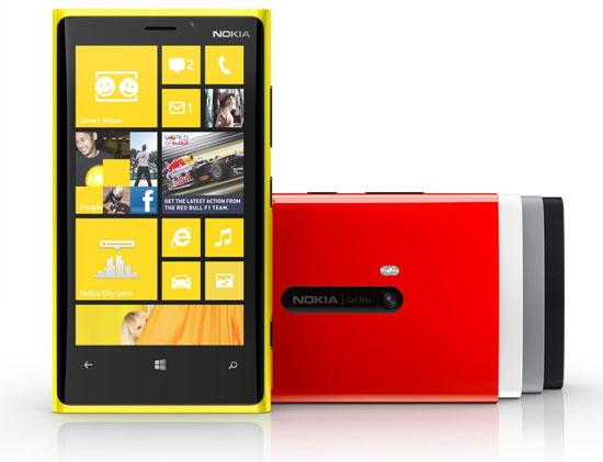 Nokia Lumia 920 official colors