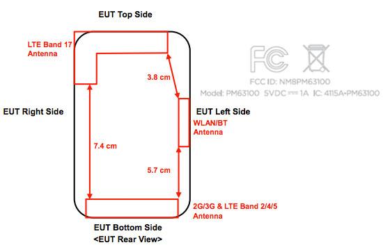 HTC One X+ PM63100 FCC