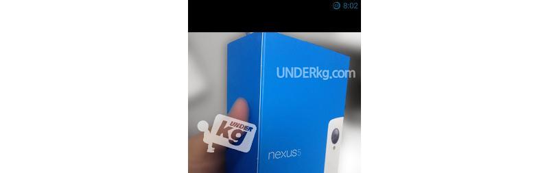 White Nexus 5 retail packaging leak again