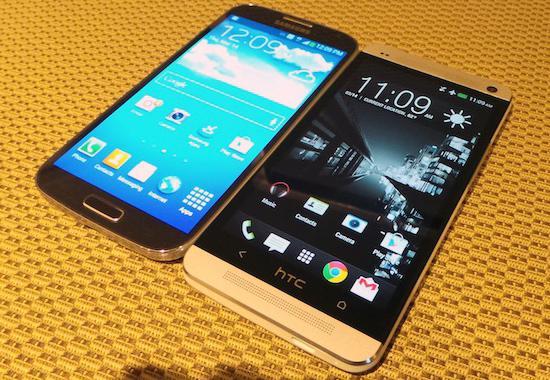 Samsung Galaxy S 4 HTC One