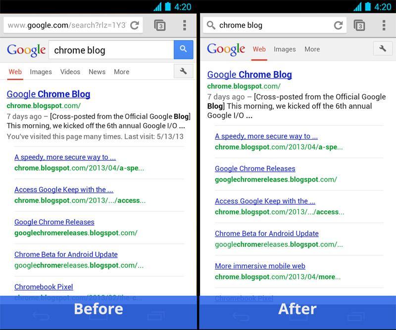 Chrome for Android update