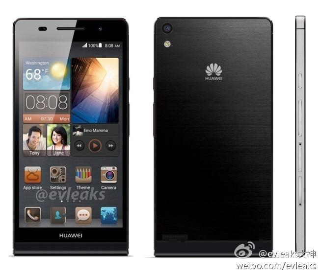 Huawei Ascend P6 black leak