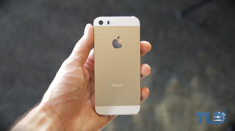 Gold champagne iPhone 5S shell leak