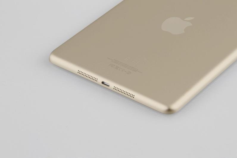 Gold iPad mini 2 rear shell leak