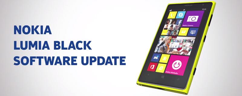 Nokia Lumia Black software update