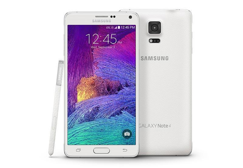 Sprint Samsung Galaxy Note 4 white