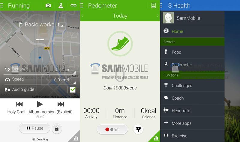 Samsung updated S Health flat UI leak