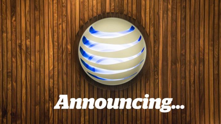 AT&T announcing... logo