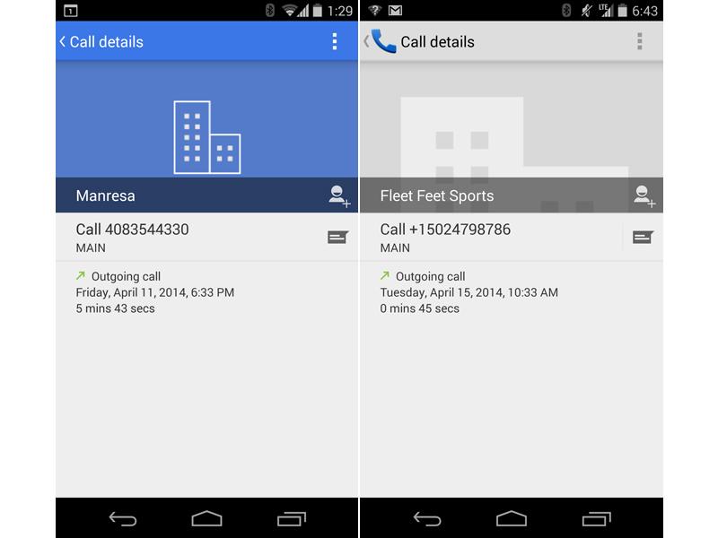 Google Nexus Android new blue Dialer app leak