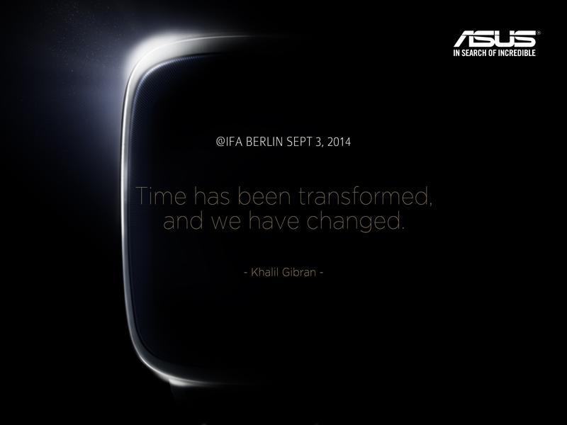 ASUS Android Wear smartwatch teaser
