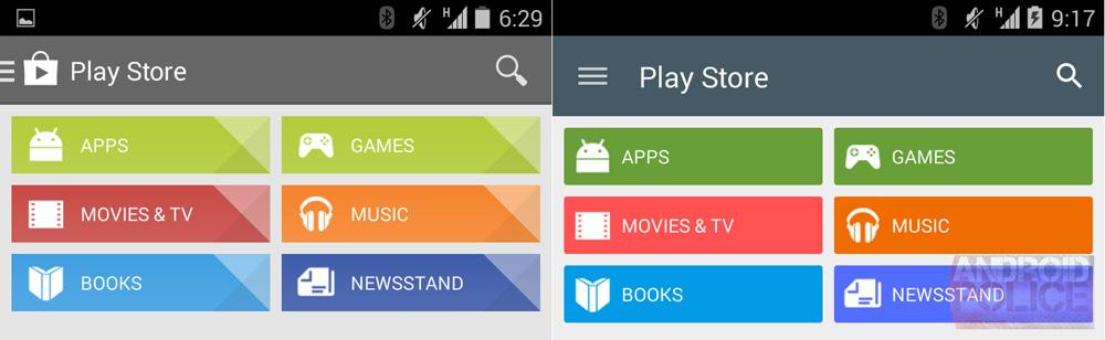 Google Play Store 5.0 update leak