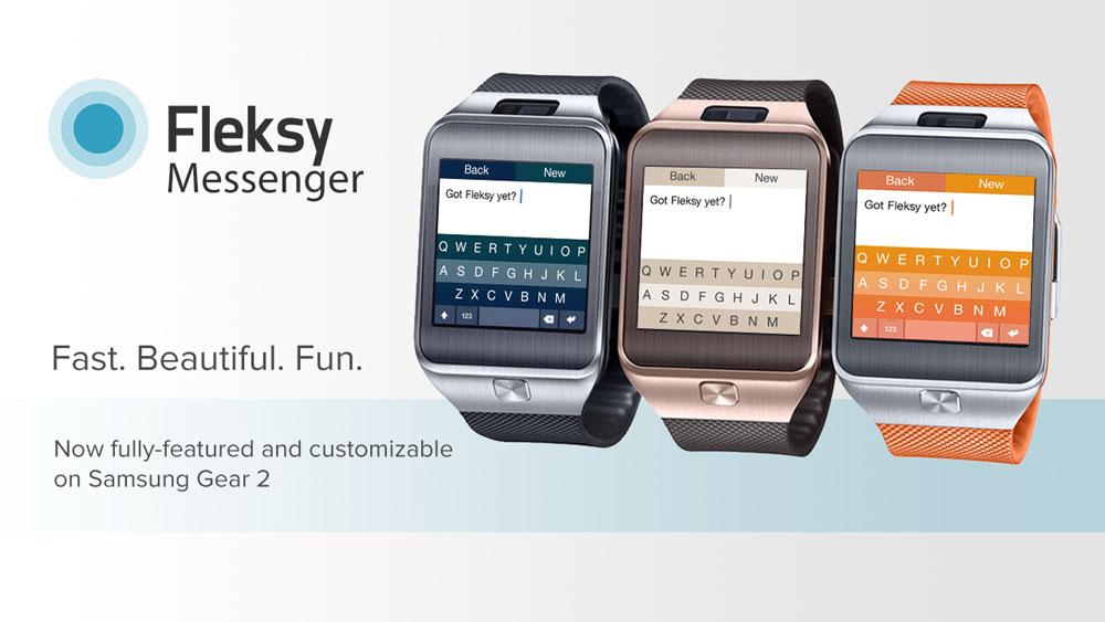 Fleksy Messenger 2.0 Samsung Gear